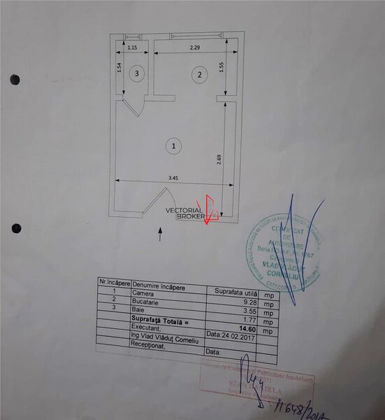 Pantelimon, garsoniera cocheta cu centrala proprie.
